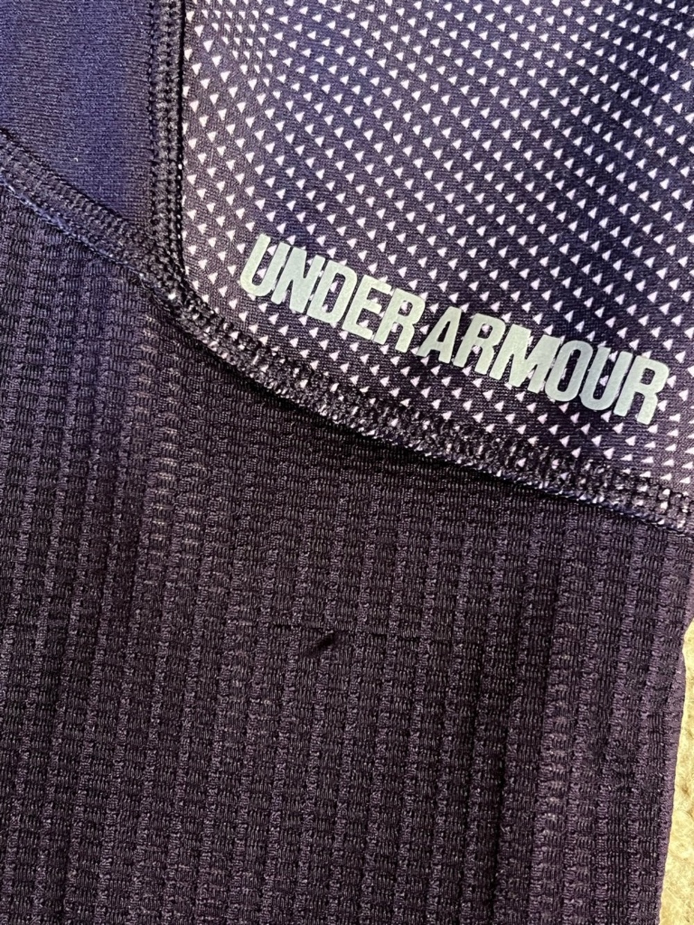 Under Armour Purple Patterned Active Set - Sports Bra & Leggings - Picture 8 of 9